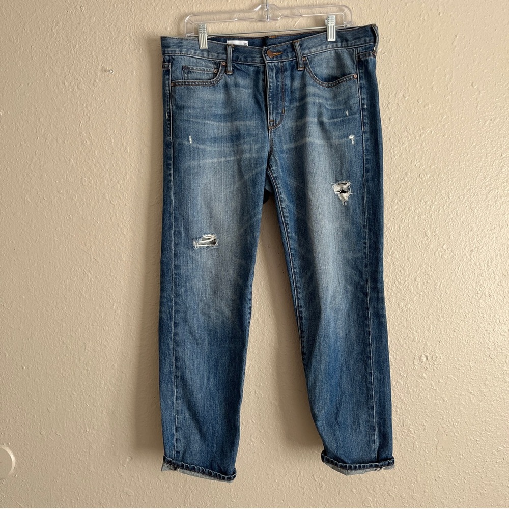 Gap sexy boyfriend fit distressed jeans